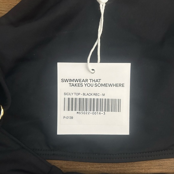 Monday Swimwear Sicily Top Black M - Picture 9 of 9